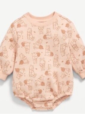 Disney© Long-Sleeve Fleece One-Piece
Romper for Baby